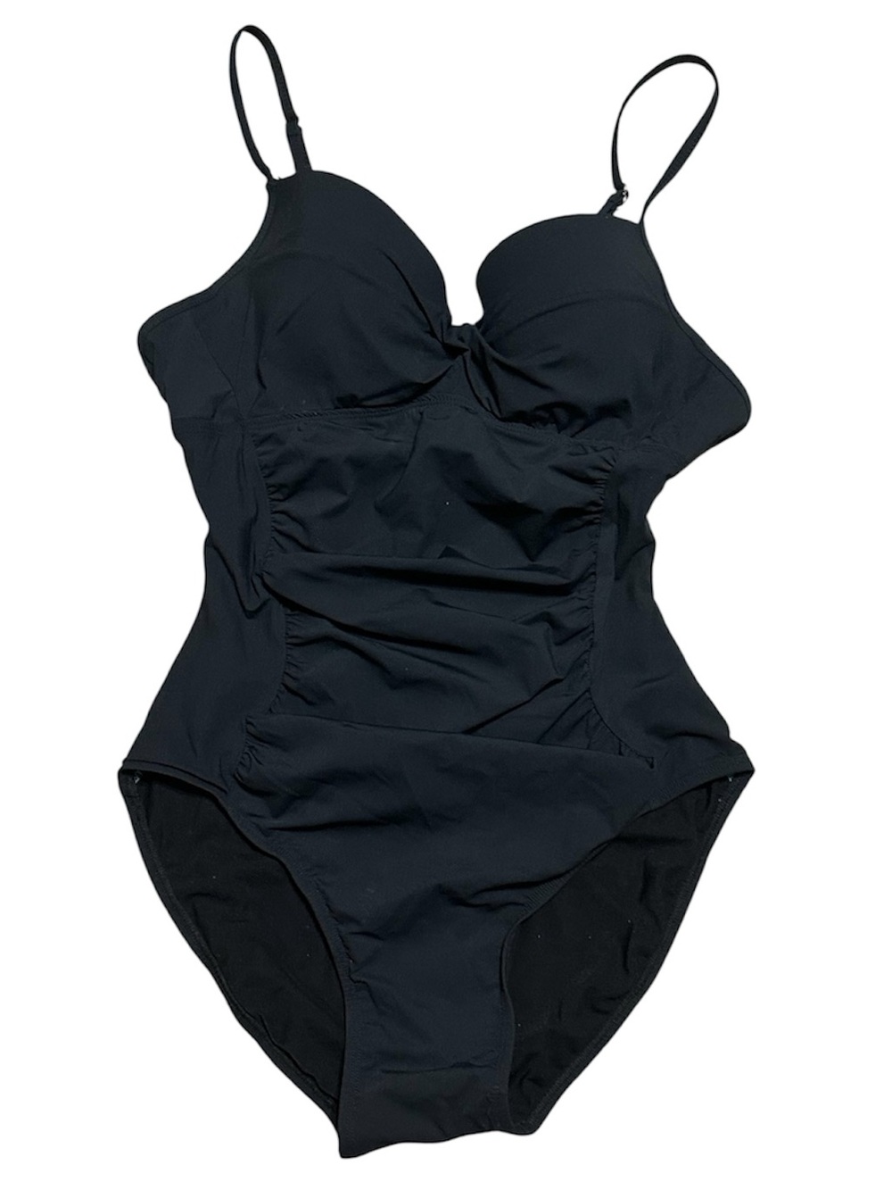 SPANX Black One-Piece Swimsuit with Adjustable Straps